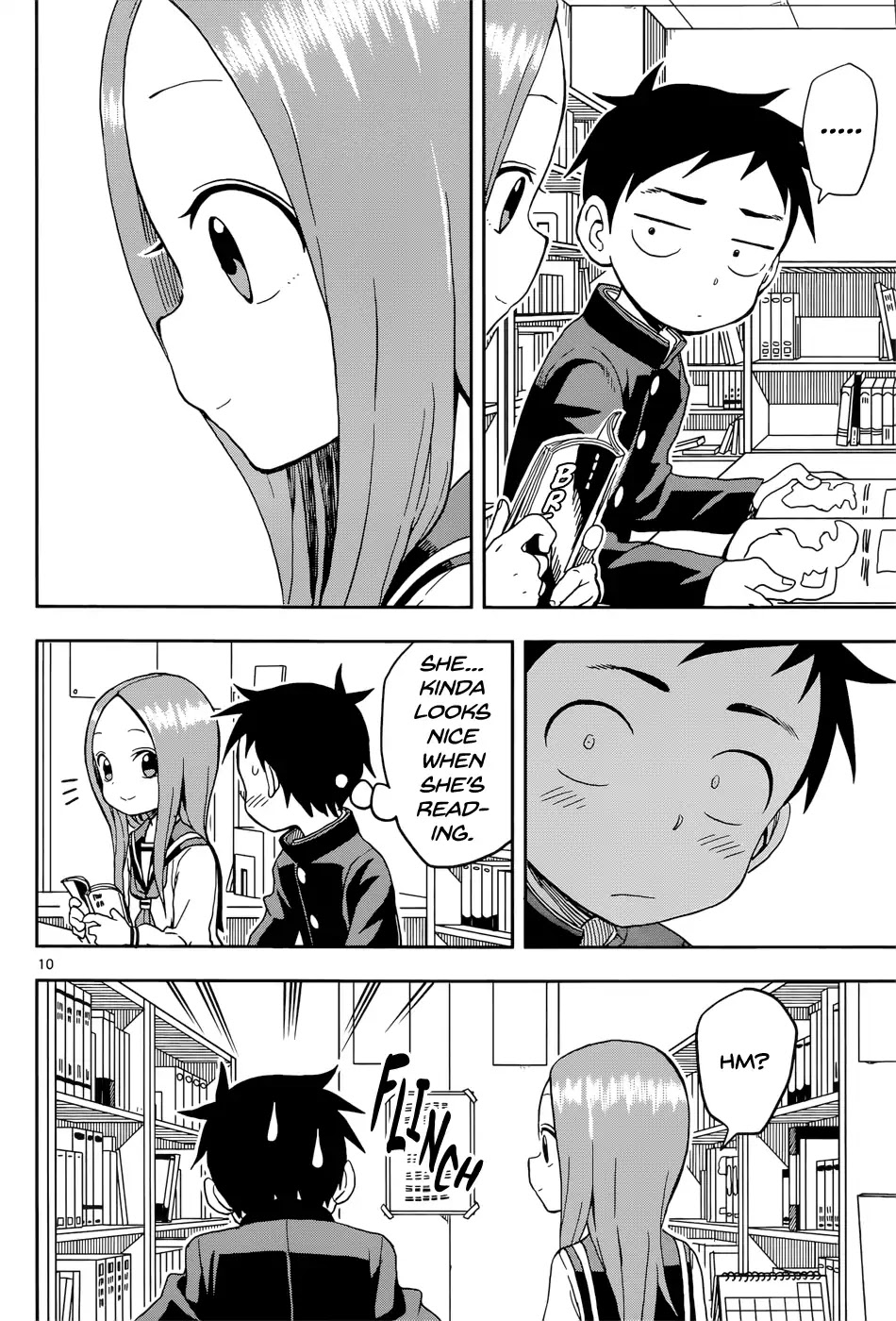 Karakai Jouzu no Takagi-san Chapter 94 page 10 - Chapter 94: Library Committee Member