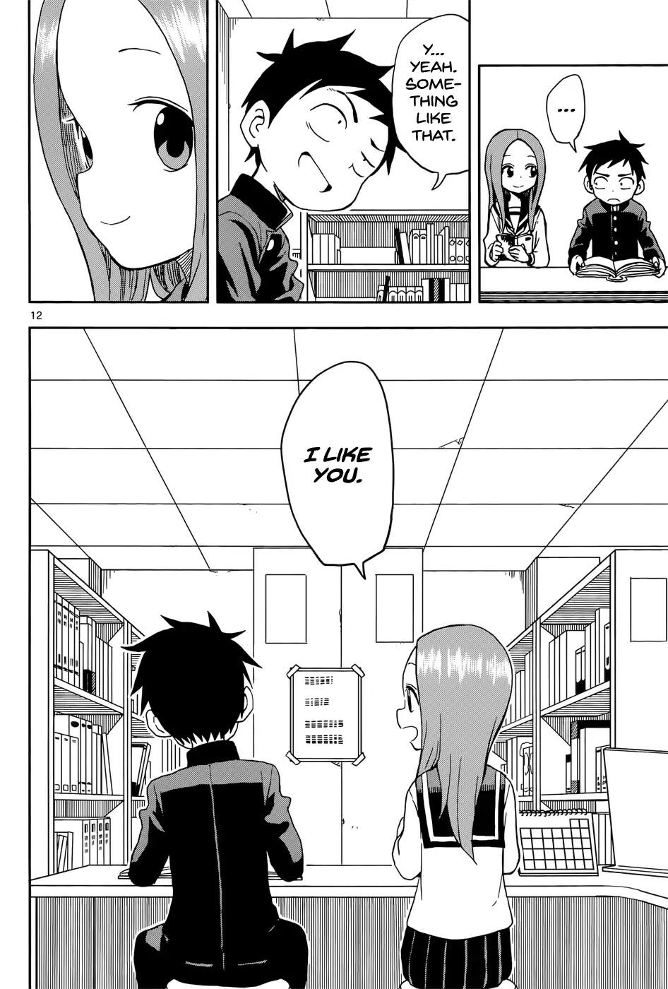 Karakai Jouzu no Takagi-san Chapter 94 page 12 - Chapter 94: Library Committee Member