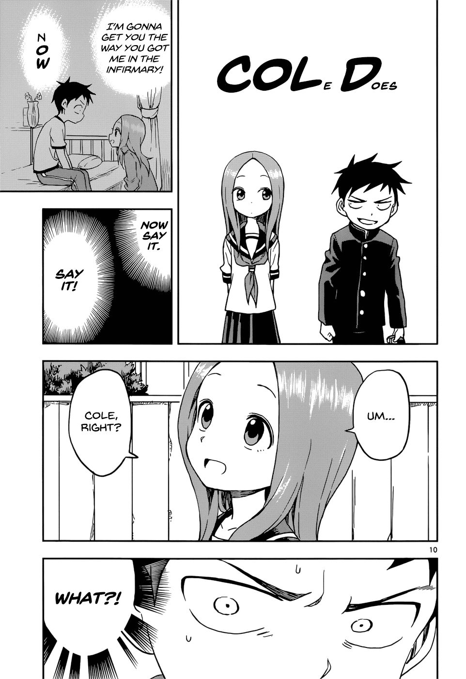 Karakai Jouzu no Takagi-san Chapter 95 page 10 - Chapter 95: Changing Uniforms