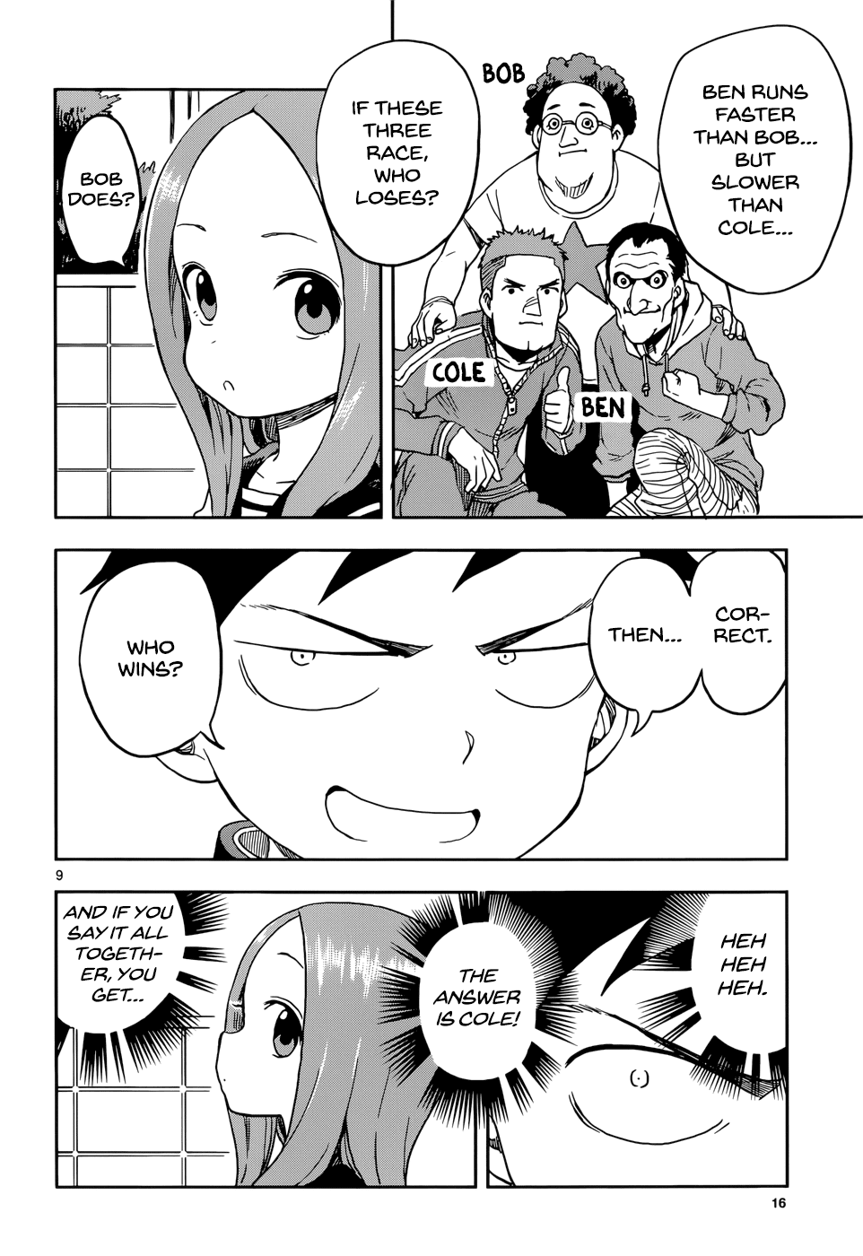 Karakai Jouzu no Takagi-san Chapter 95 page 9 - Chapter 95: Changing Uniforms