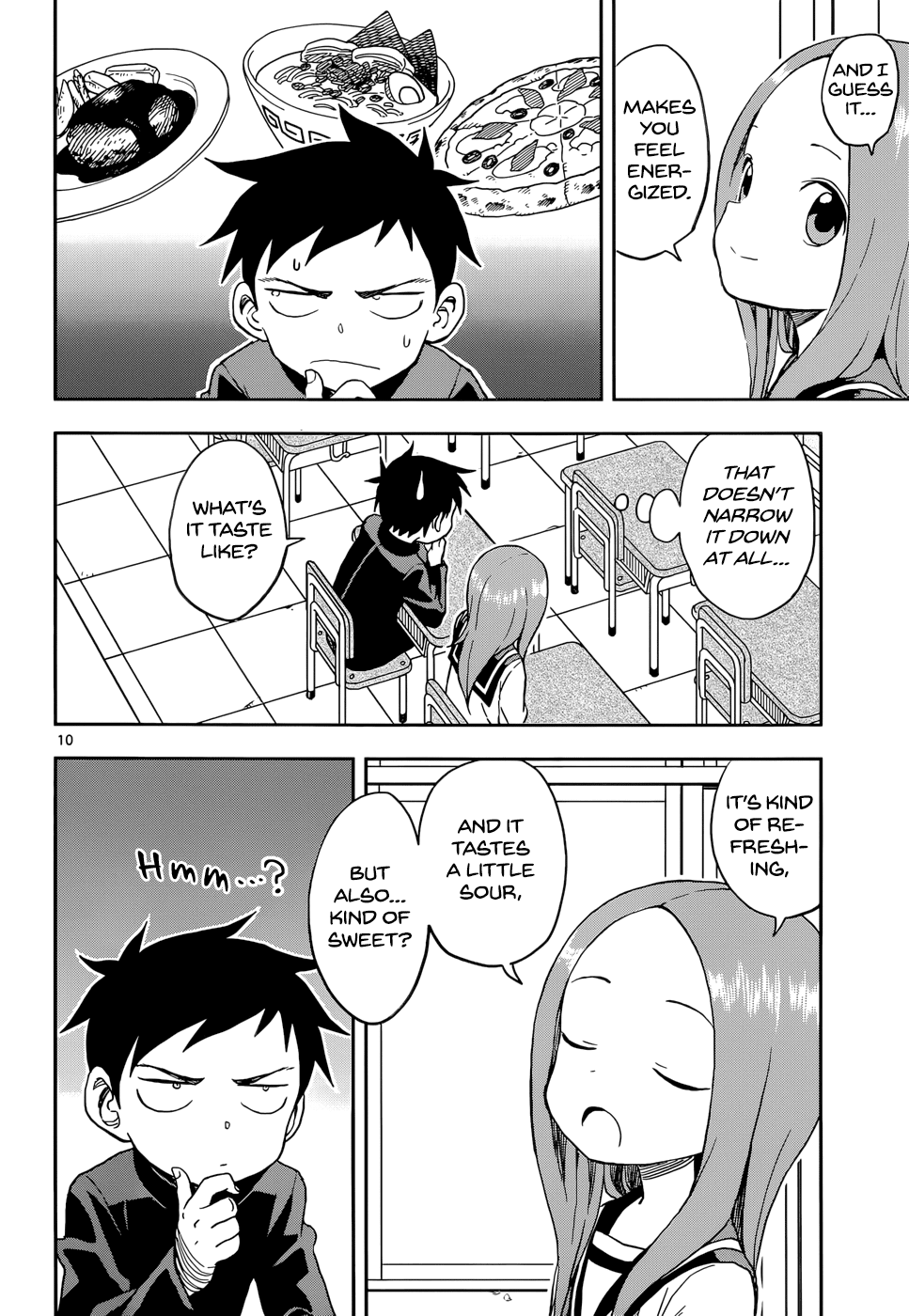 Karakai Jouzu no Takagi-san Chapter 96 page 10 - Chapter 96: Least Favorite Foods