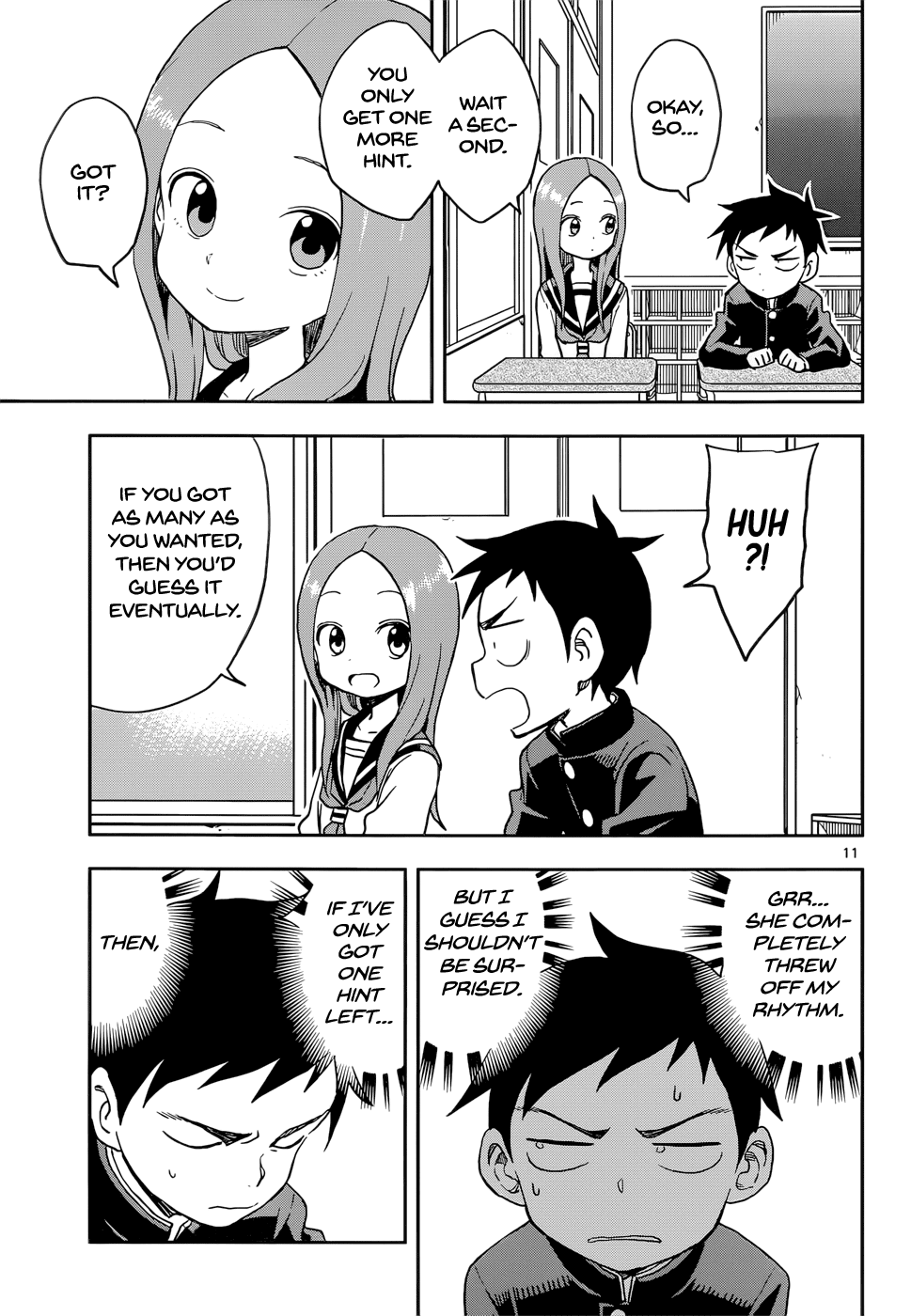 Karakai Jouzu no Takagi-san Chapter 96 page 11 - Chapter 96: Least Favorite Foods