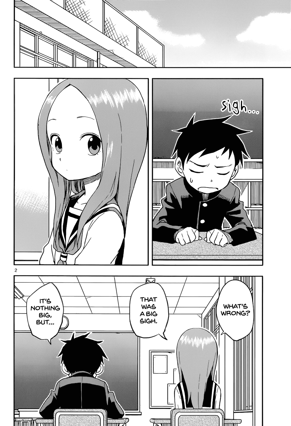 Karakai Jouzu no Takagi-san Chapter 96 page 2 - Chapter 96: Least Favorite Foods