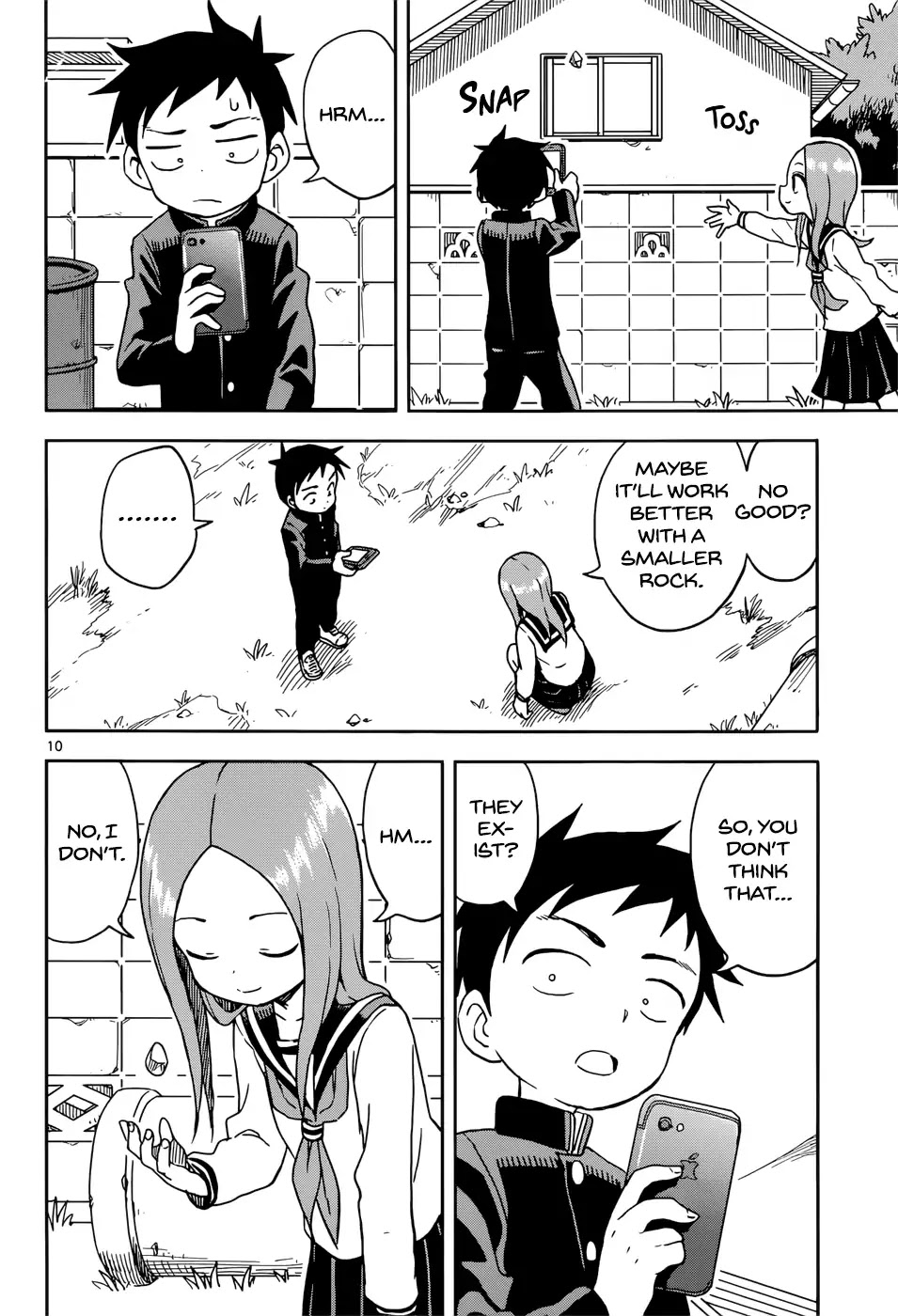 Karakai Jouzu no Takagi-san Chapter 98 page 10 - Chapter 98: UFO