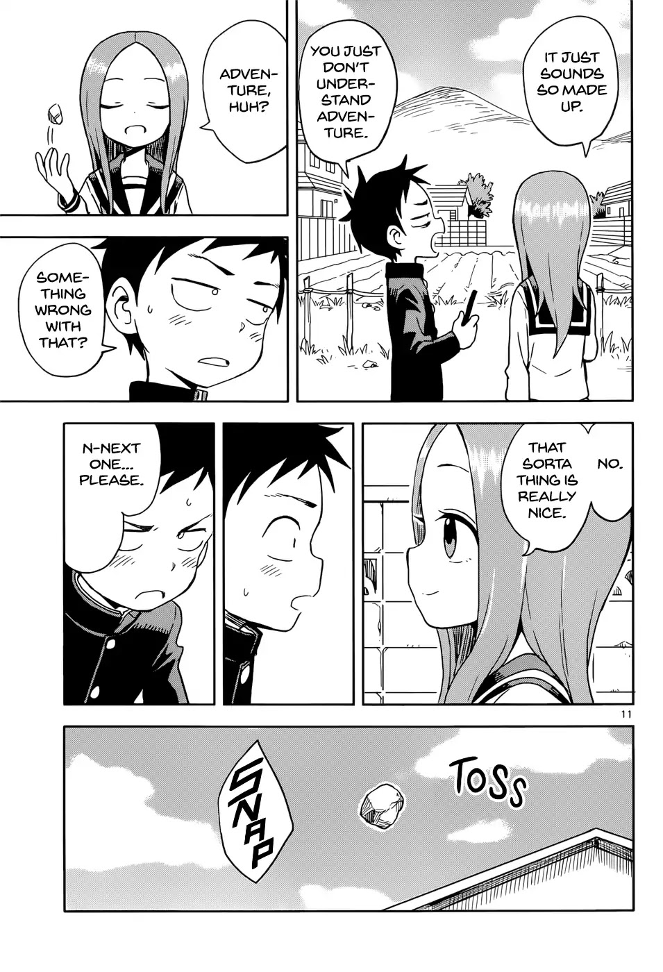 Karakai Jouzu no Takagi-san Chapter 98 page 11 - Chapter 98: UFO