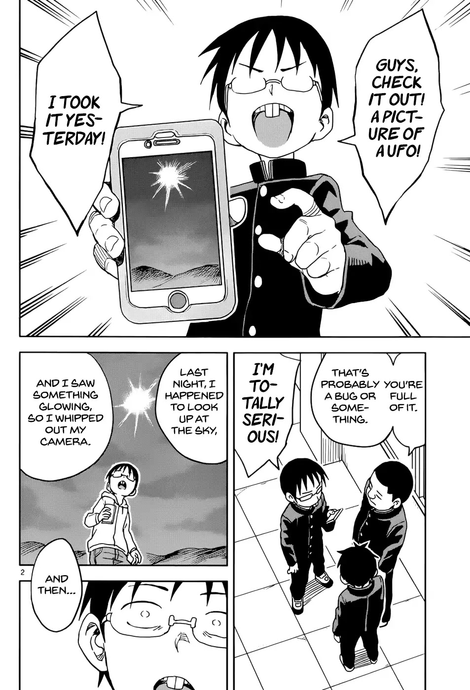 Karakai Jouzu no Takagi-san Chapter 98 page 2 - Chapter 98: UFO