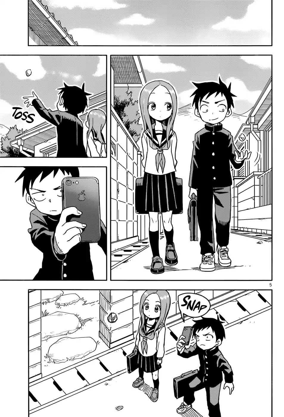 Karakai Jouzu no Takagi-san Chapter 98 page 5 - Chapter 98: UFO