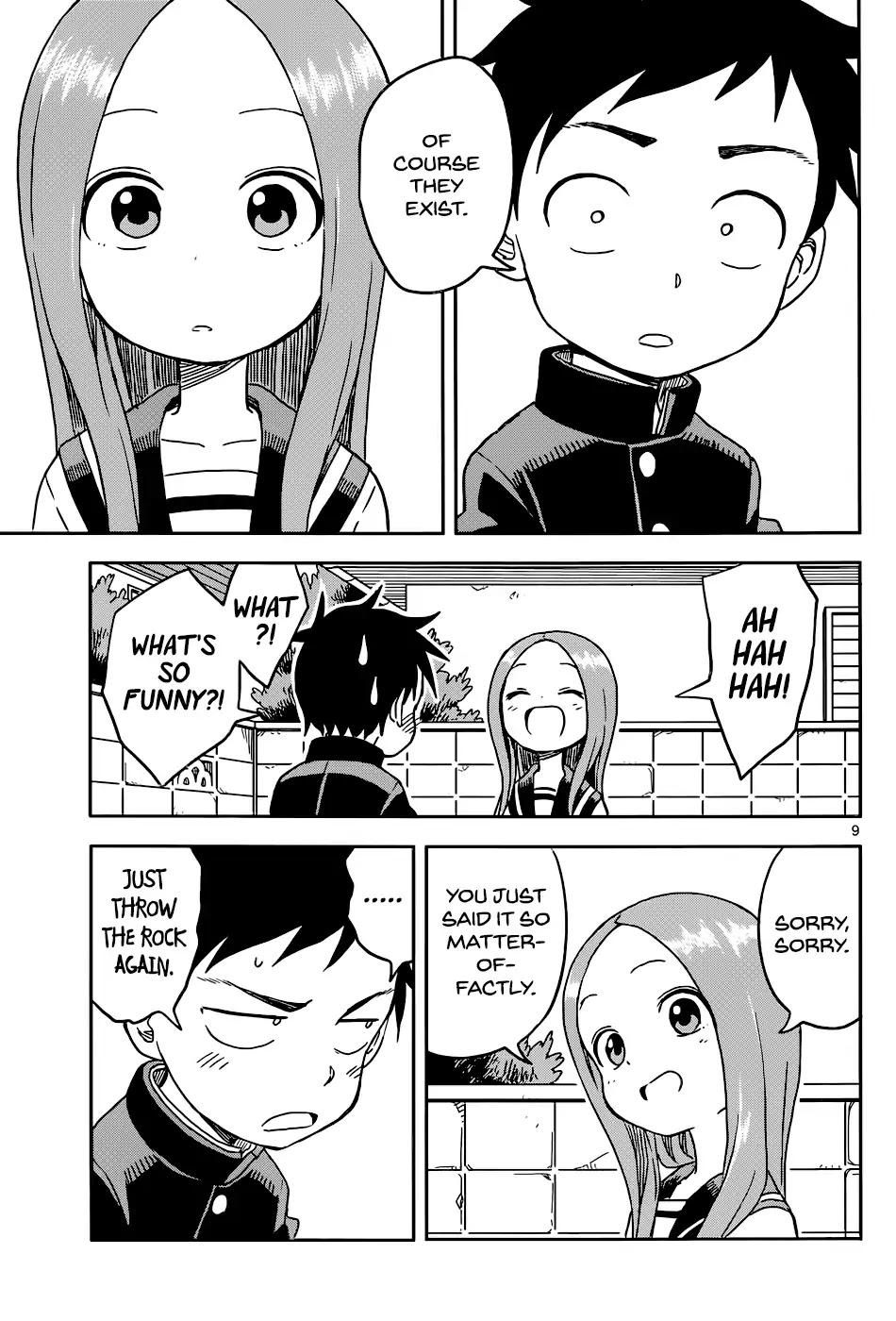 Karakai Jouzu no Takagi-san Chapter 98 page 9 - Chapter 98: UFO
