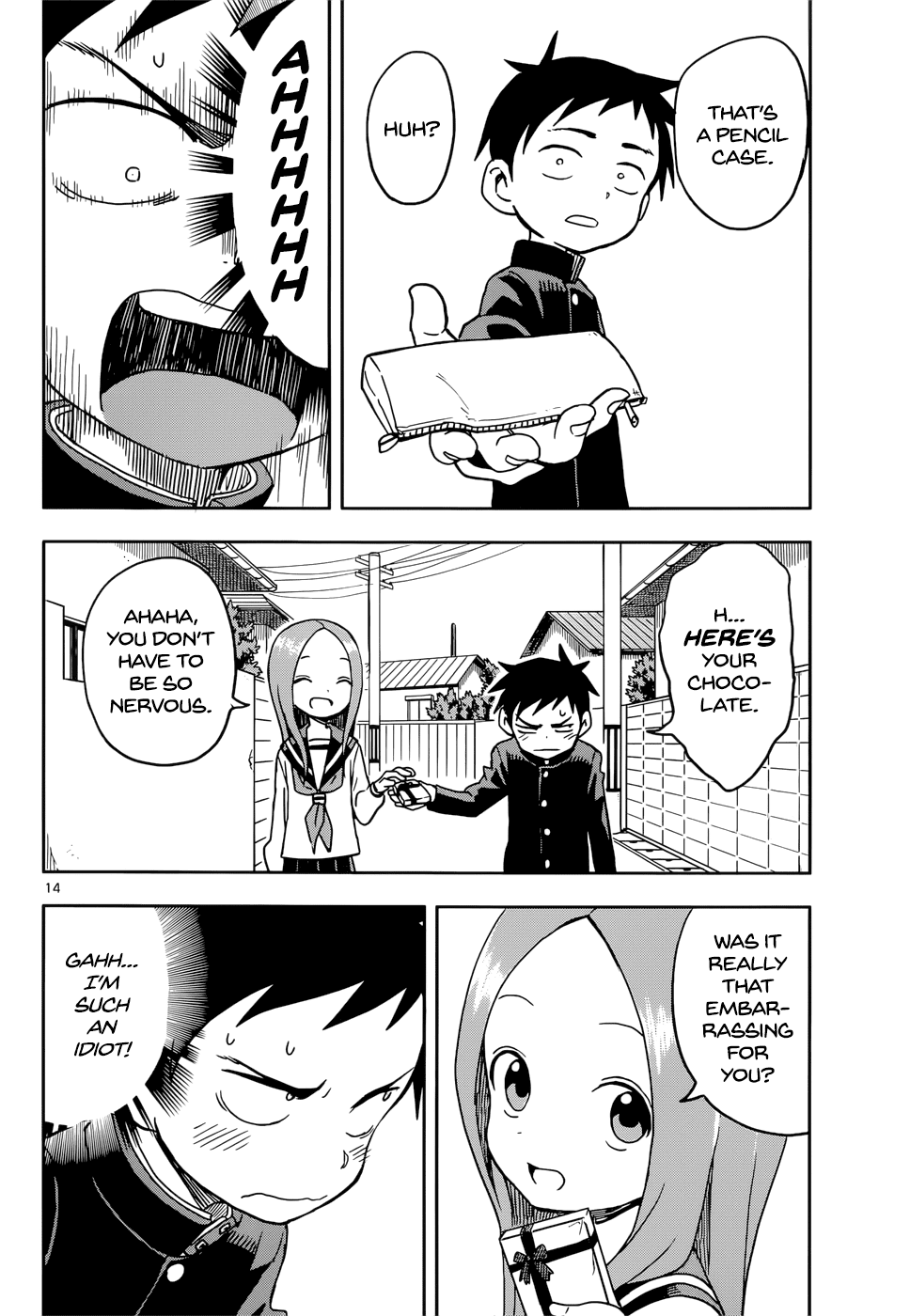 Karakai Jouzu no Takagi-san Chapter 99 page 14 - Chapter 99: Returning the Favor
