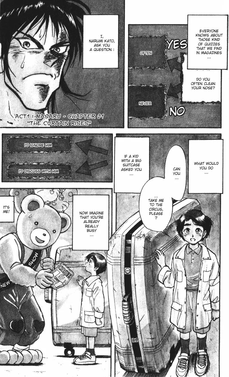 Karakuri Circus Chapter 1 page 3 - Chapter 1: The Curtain Rises - Act 1: Masaru
