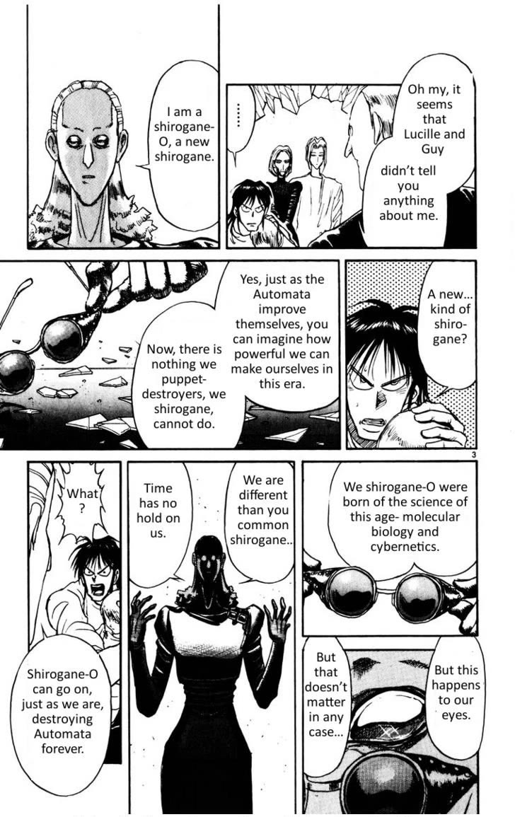 Karakuri Circus Chapter 108 page 3 - Chapter 108: Karakuri - Silver Smoke - Act 4: Hell
