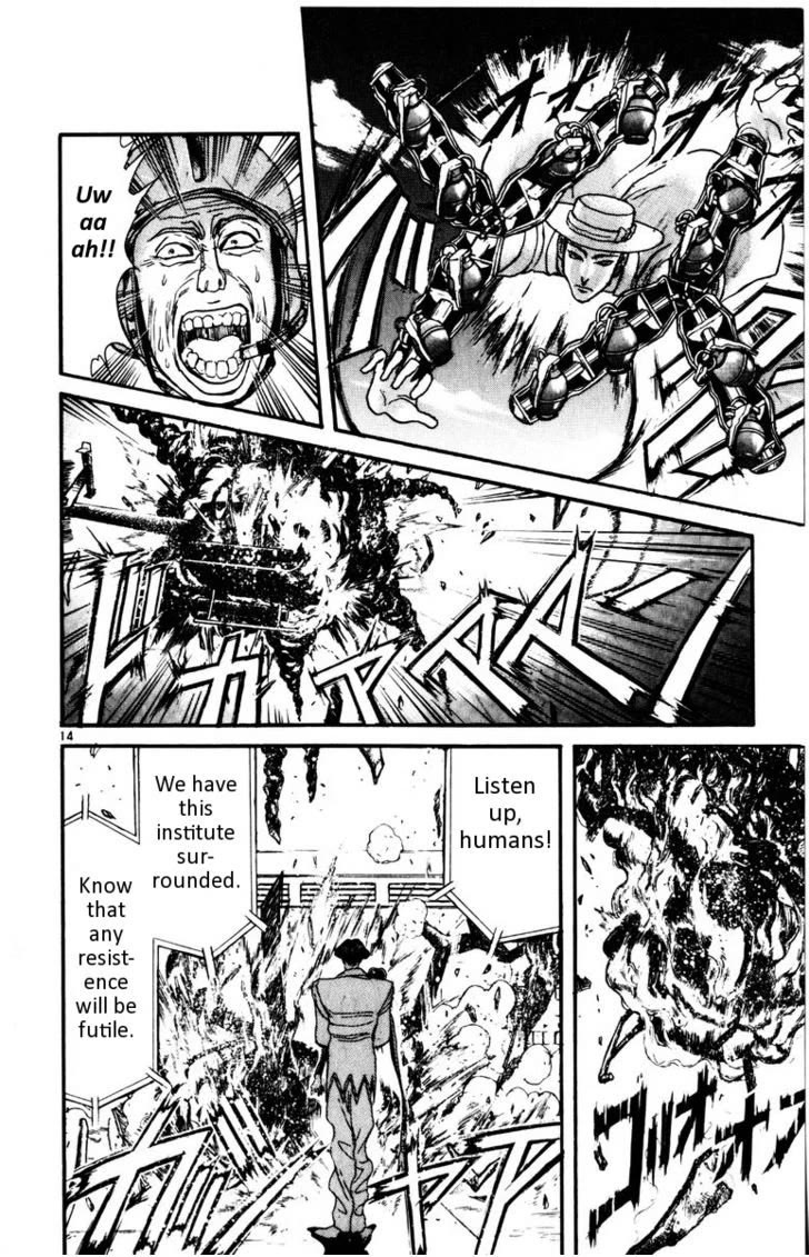 Karakuri Circus Chapter 110 page 14 - Chapter 110: Karakuri - Silver Smoke - Act 6: Paulman And Students
