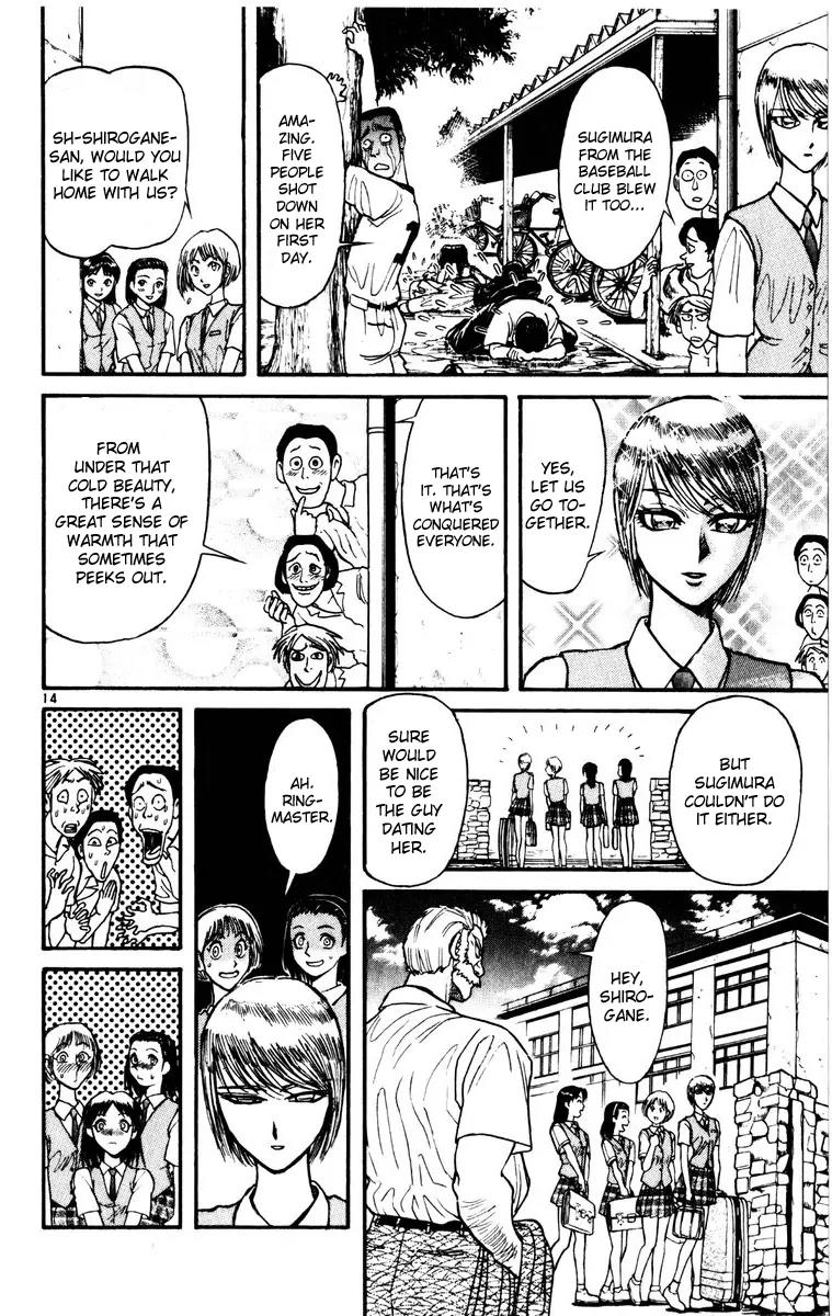 Karakuri Circus Chapter 119 page 14 - Chapter 119: Circus * Masaru and Shirogane's Peaceful Days - Act 2: Ryouko, the Rival