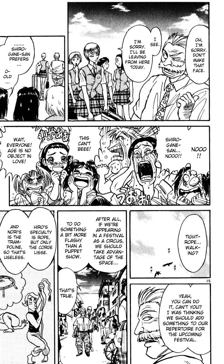 Karakuri Circus Chapter 119 page 15 - Chapter 119: Circus * Masaru and Shirogane's Peaceful Days - Act 2: Ryouko, the Rival