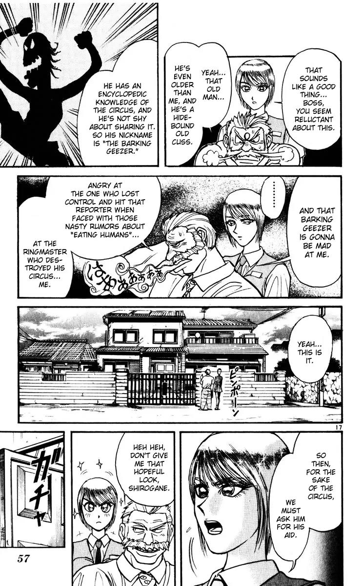 Karakuri Circus Chapter 119 page 17 - Chapter 119: Circus * Masaru and Shirogane's Peaceful Days - Act 2: Ryouko, the Rival