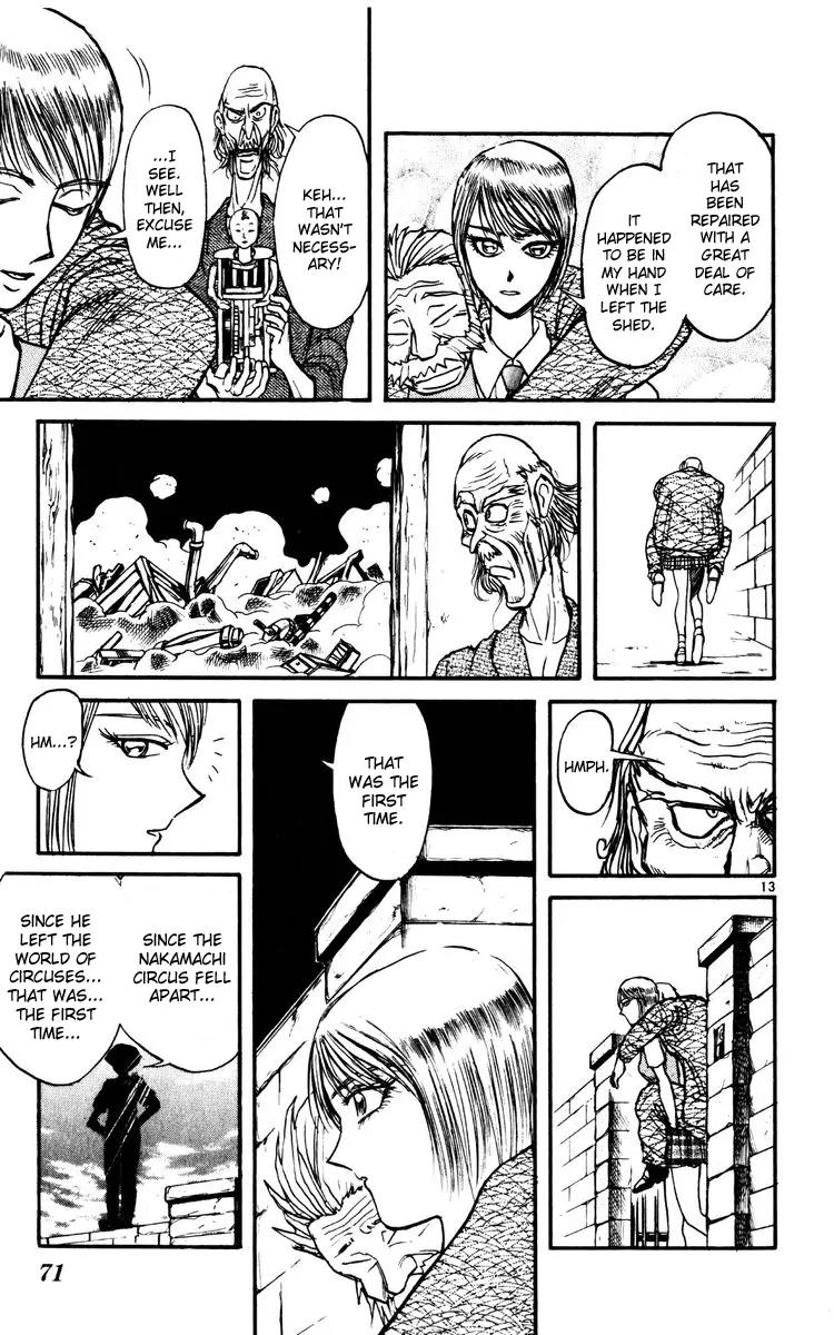 Karakuri Circus Chapter 120 page 13 - Chapter 120: Circus * Masaru and Shirogane's Peaceful Days - Act 3: Ubukata Houan