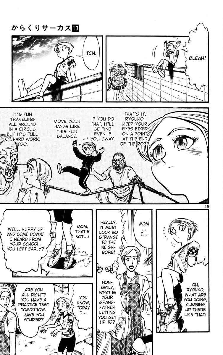 Karakuri Circus Chapter 120 page 15 - Chapter 120: Circus * Masaru and Shirogane's Peaceful Days - Act 3: Ubukata Houan
