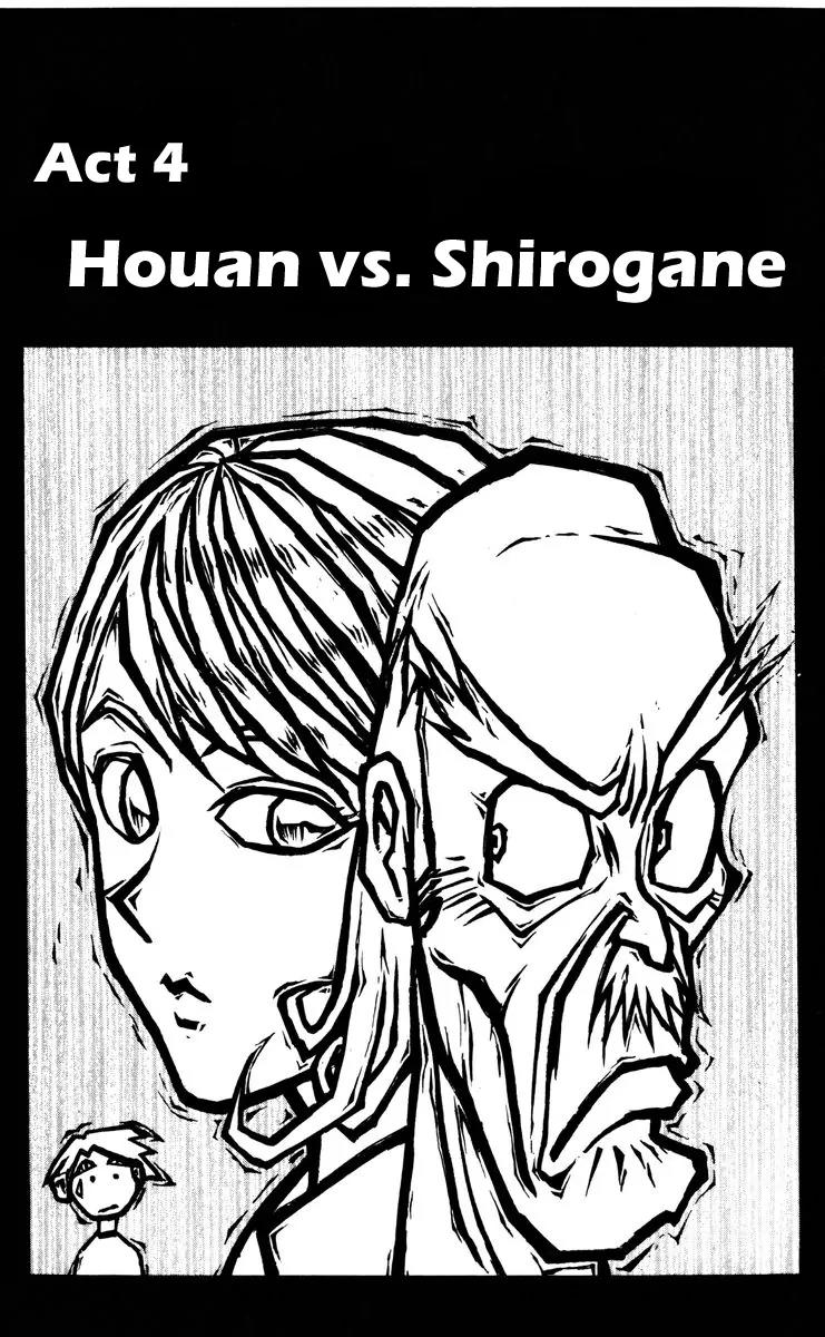 Karakuri Circus Chapter 121 page 1 - Chapter 121: Circus * Masaru and Shirogane's Peaceful Days - Act 4: Houan vs. Shirogane