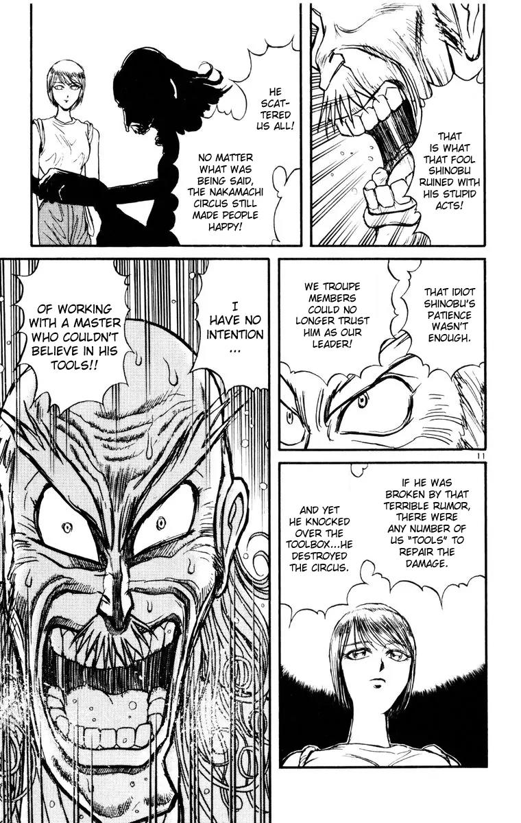 Karakuri Circus Chapter 121 page 11 - Chapter 121: Circus * Masaru and Shirogane's Peaceful Days - Act 4: Houan vs. Shirogane