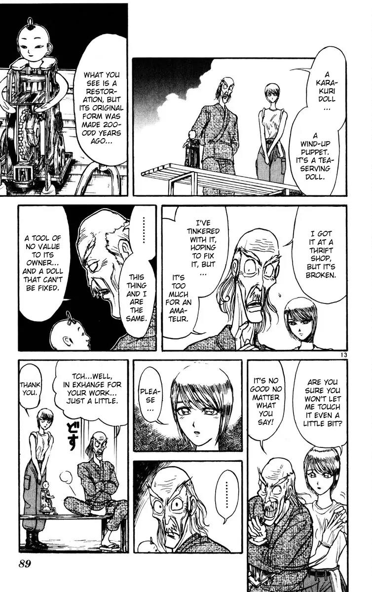 Karakuri Circus Chapter 121 page 13 - Chapter 121: Circus * Masaru and Shirogane's Peaceful Days - Act 4: Houan vs. Shirogane