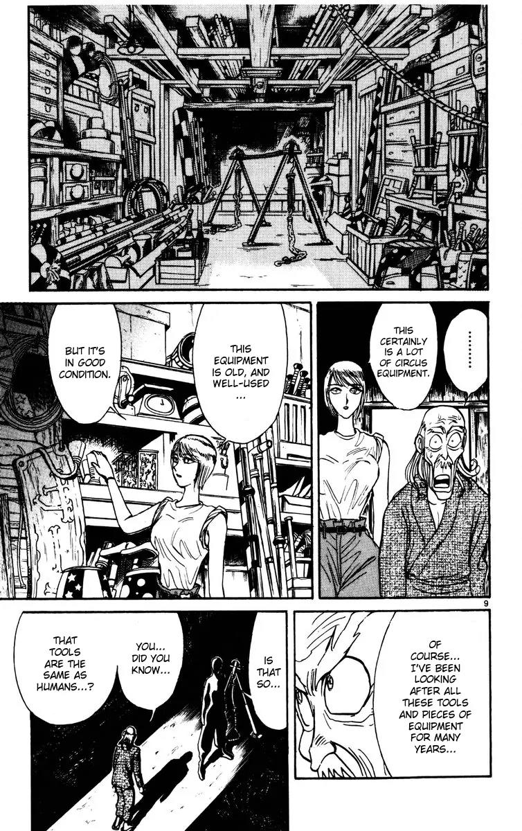Karakuri Circus Chapter 121 page 9 - Chapter 121: Circus * Masaru and Shirogane's Peaceful Days - Act 4: Houan vs. Shirogane