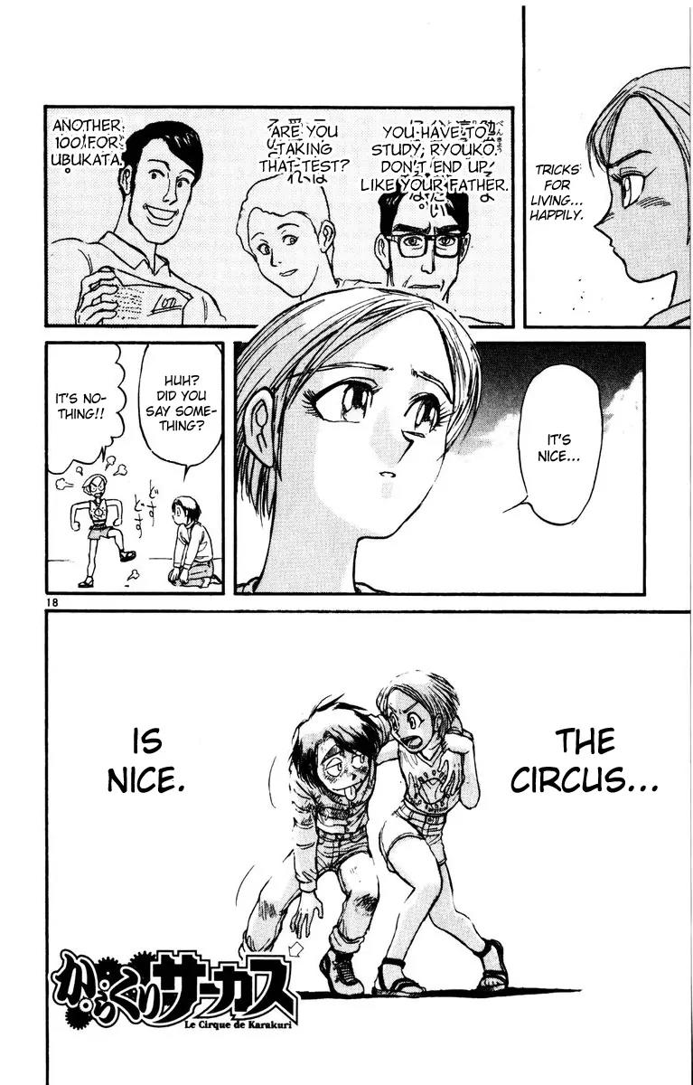 Karakuri Circus Chapter 122 page 18 - Chapter 122: Circus * Masaru and Shirogane's Peaceful Days - Act 5: Temporary Closing