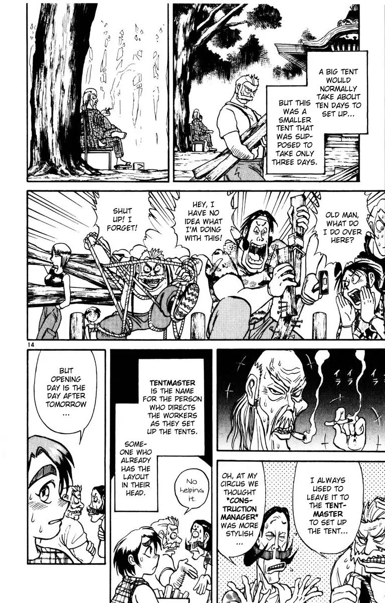 Karakuri Circus Chapter 124 page 14 - Chapter 124: A Momentary Karakuri Circus - Act 2: Performance Preparation