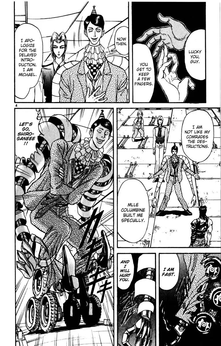 Karakuri Circus Chapter 128 page 4 - Chapter 128: A Momentary Karakuri Circus - Act 6: PARALLEL IV