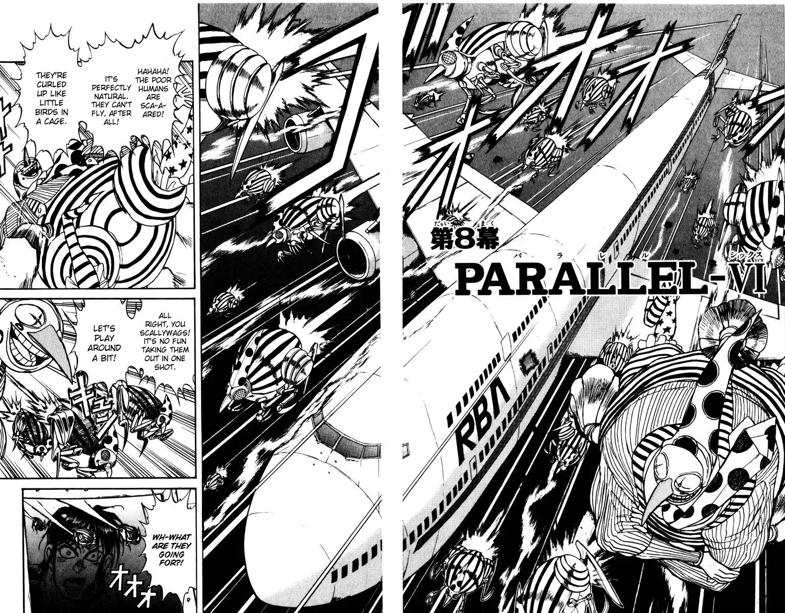 Karakuri Circus Chapter 130 page 2 - Chapter 130: A Momentary Karakuri Circus - Act 8: PARALLEL VI