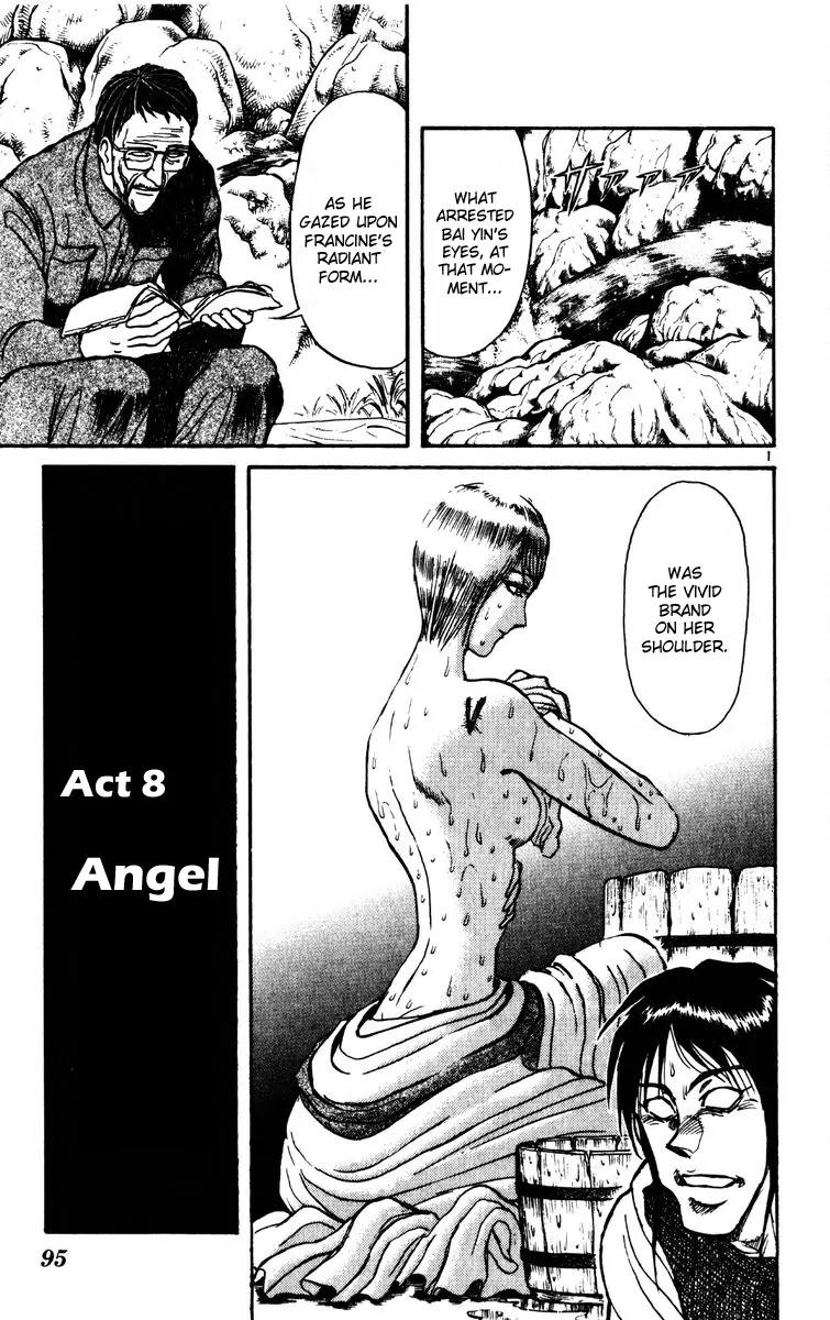 Karakuri Circus Chapter 142 page 1 - Chapter 142: Karakuri - Bai Jin and Bai Yin - Act 8: Angel