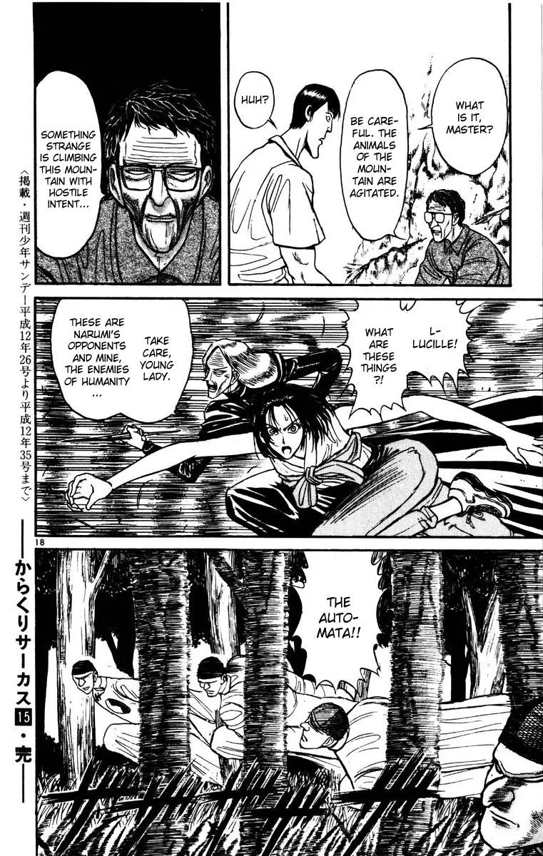 Karakuri Circus Chapter 146 page 17 - Chapter 146: Karakuri - Bai Jin and Bai Yin - Act 12: Angel's Departure