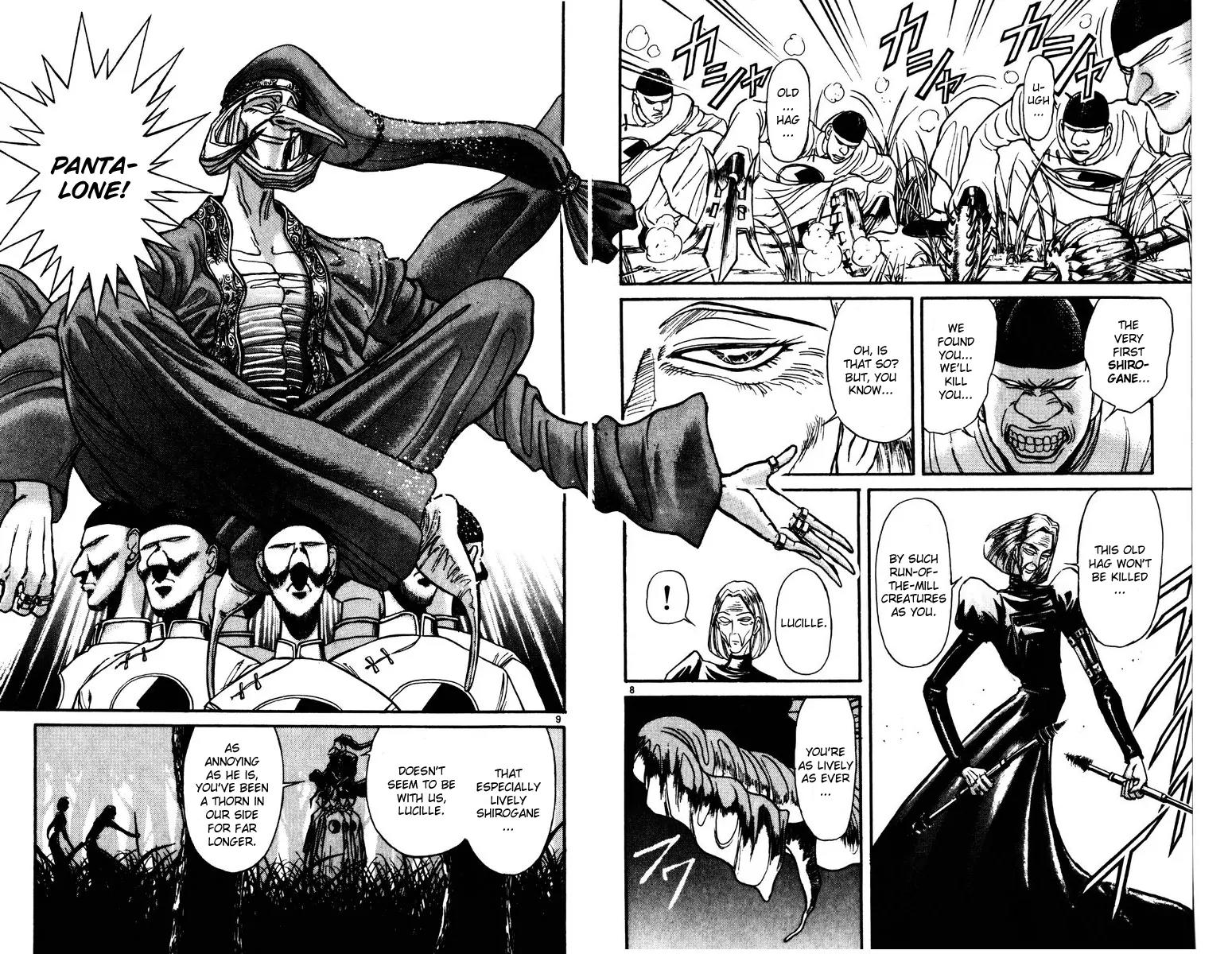 Karakuri Circus Chapter 147 page 12 - Chapter 147: Karakuri - Bai Jin and Bai Yin - Act 13: The Automata Attack