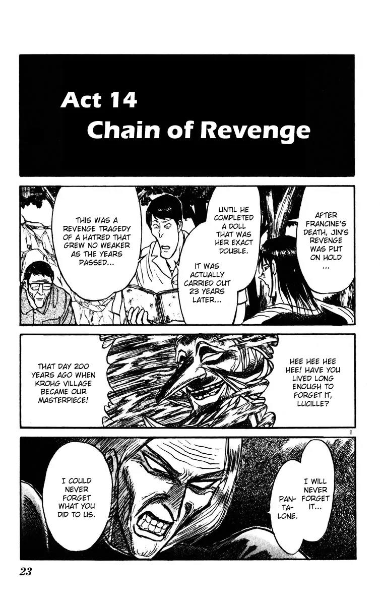 Karakuri Circus Chapter 148 page 1 - Chapter 148: Karakuri - Bai Jin and Bai Yin - Act 14: Chain of Revenge