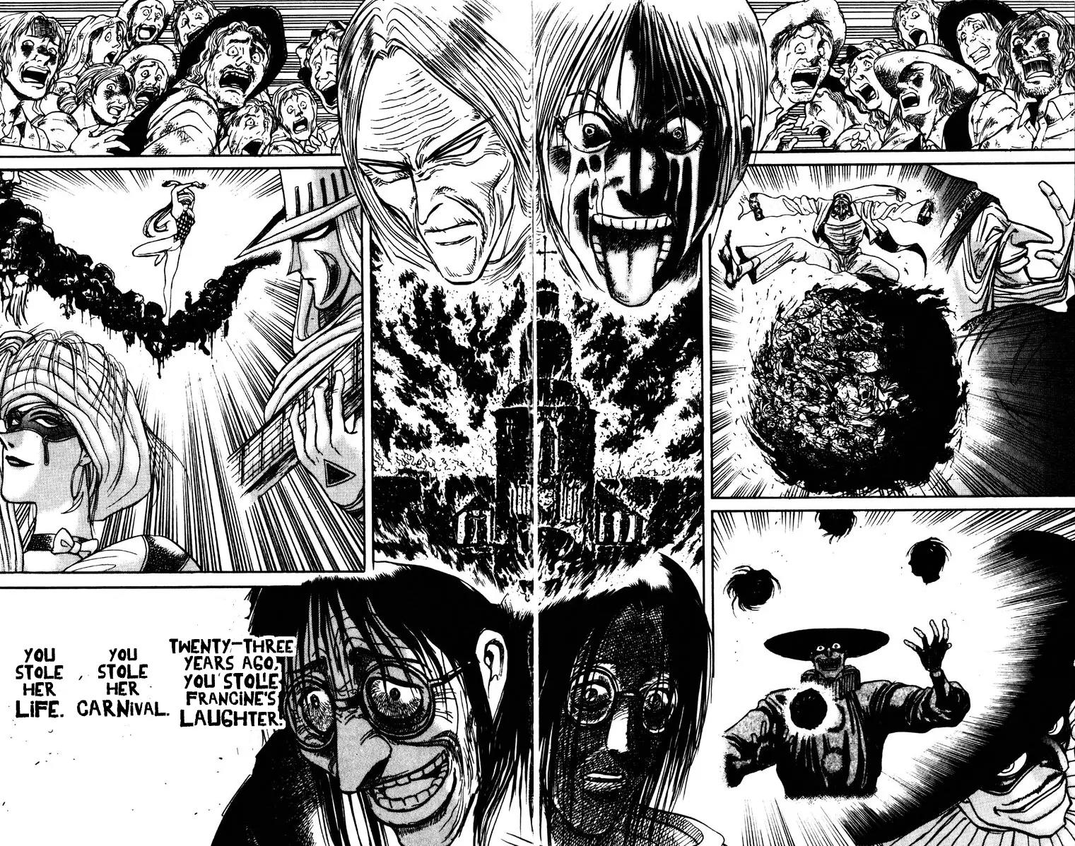 Karakuri Circus Chapter 148 page 2 - Chapter 148: Karakuri - Bai Jin and Bai Yin - Act 14: Chain of Revenge