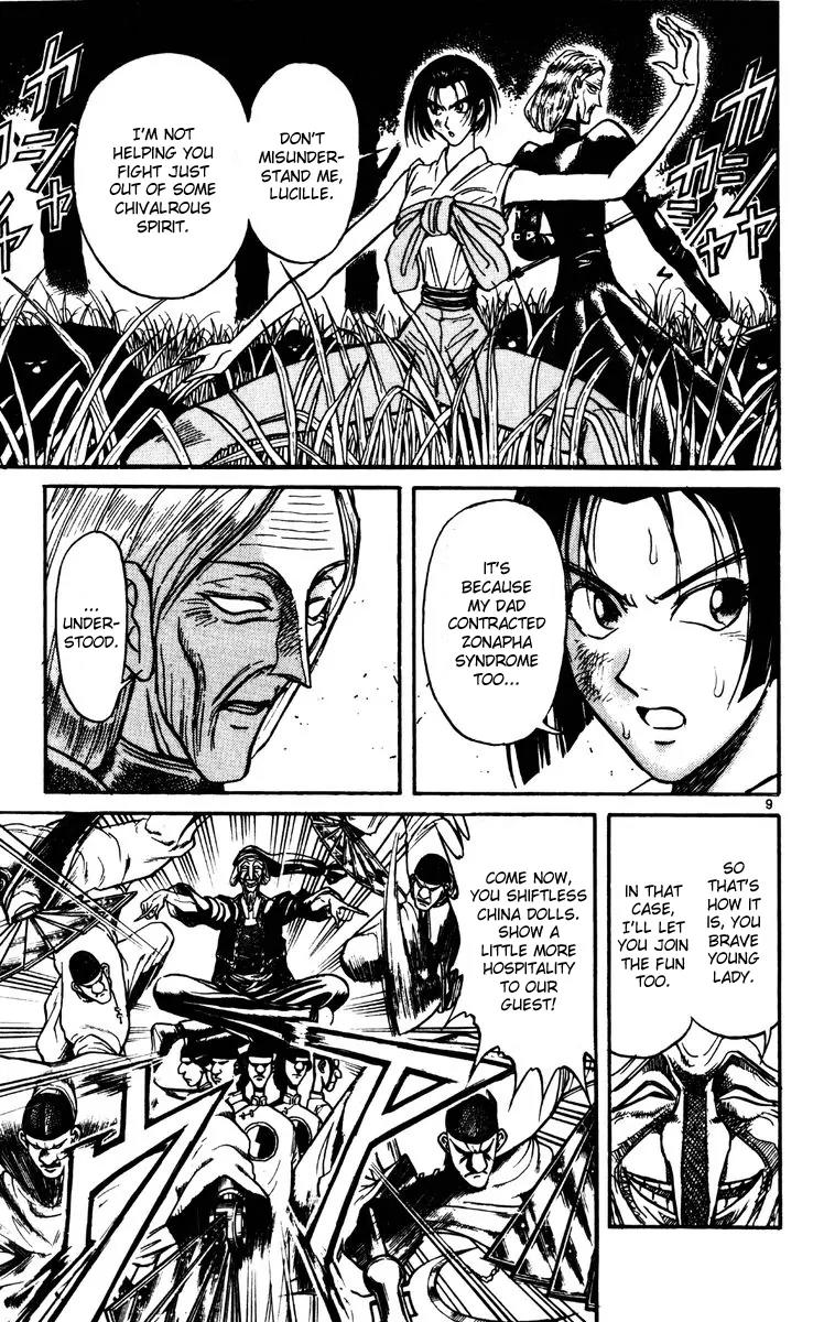 Karakuri Circus Chapter 148 page 8 - Chapter 148: Karakuri - Bai Jin and Bai Yin - Act 14: Chain of Revenge