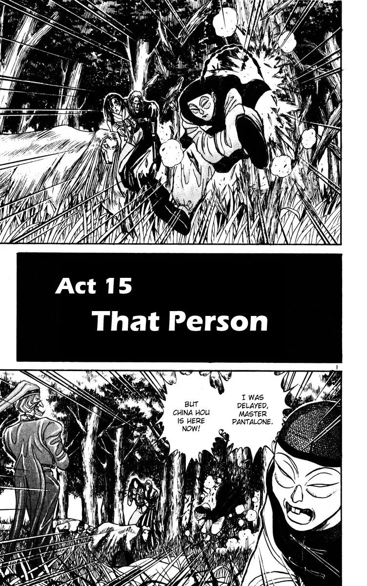 Karakuri Circus Chapter 149 page 1 - Chapter 149: Karakuri - Bai Jin and Bai Yin - Act 15: That Person