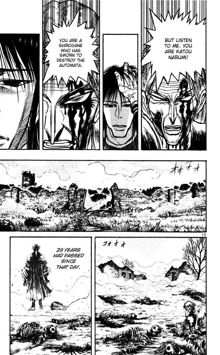 Karakuri Circus Chapter 149 page 13 - Chapter 149: Karakuri - Bai Jin and Bai Yin - Act 15: That Person