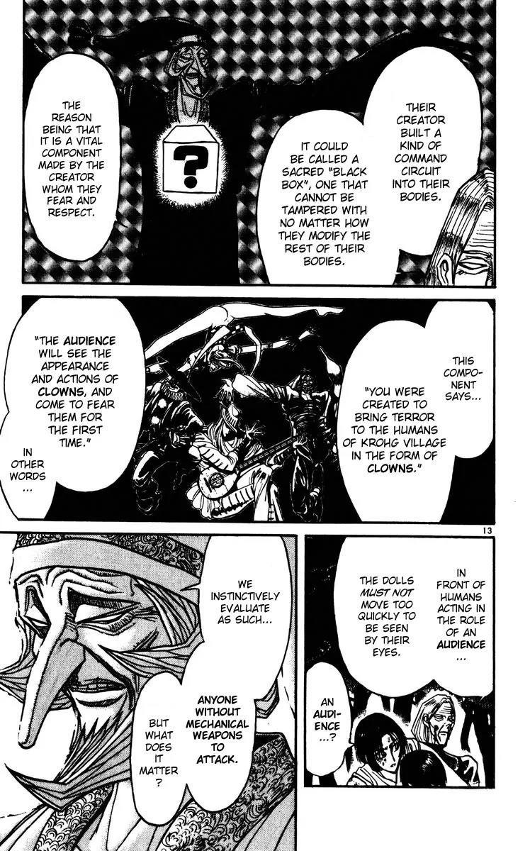 Karakuri Circus Chapter 150 page 13 - Chapter 150: Karakuri - Bai Jin and Bai Yin - Act 16: To the Spring of Life