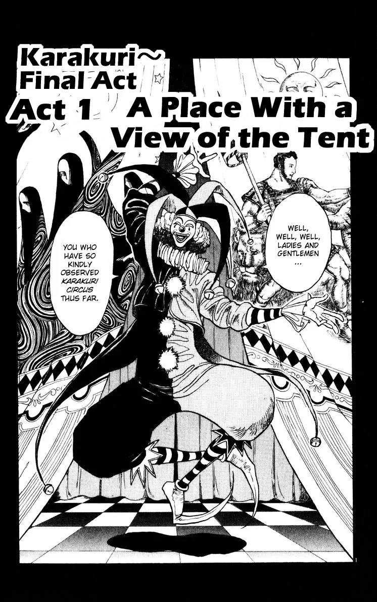 Karakuri Circus Chapter 157 page 5 - Chapter 157: Karakuri - Final Act - Act 1: A Place With a View of the Tent