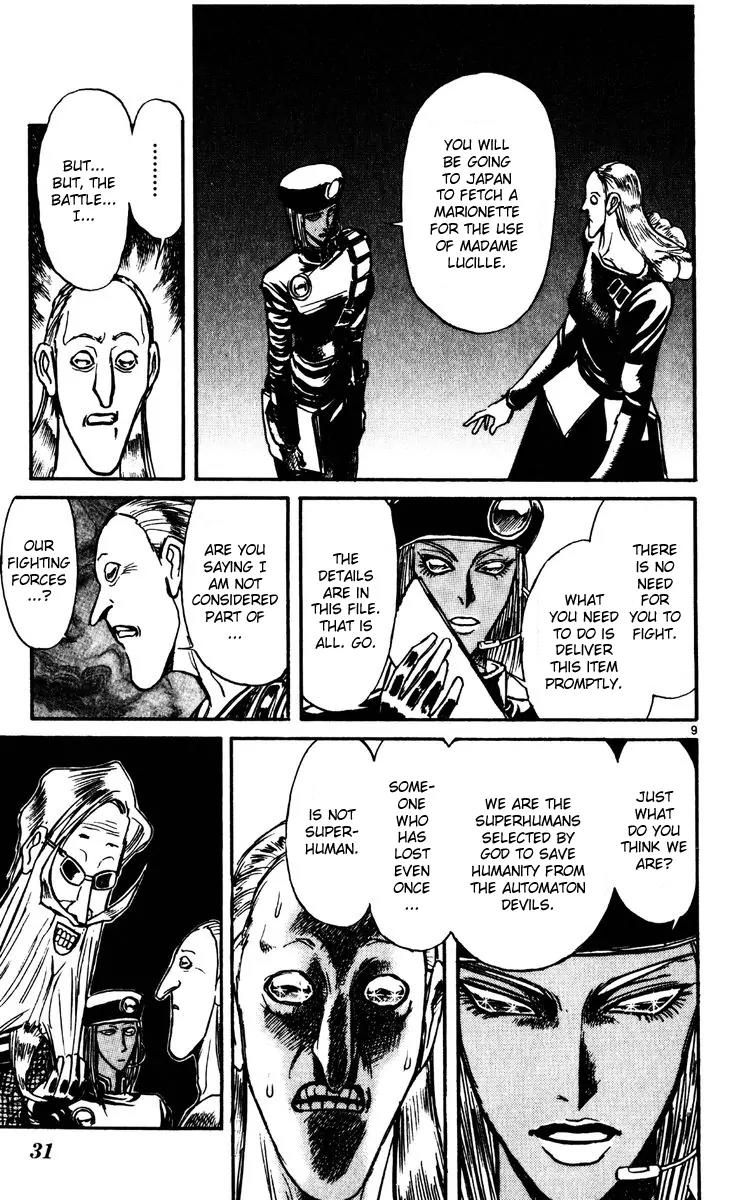 Karakuri Circus Chapter 158 page 10 - Chapter 158: Karakuri - Final Act - Act 2: Departure of the Shirogane-O