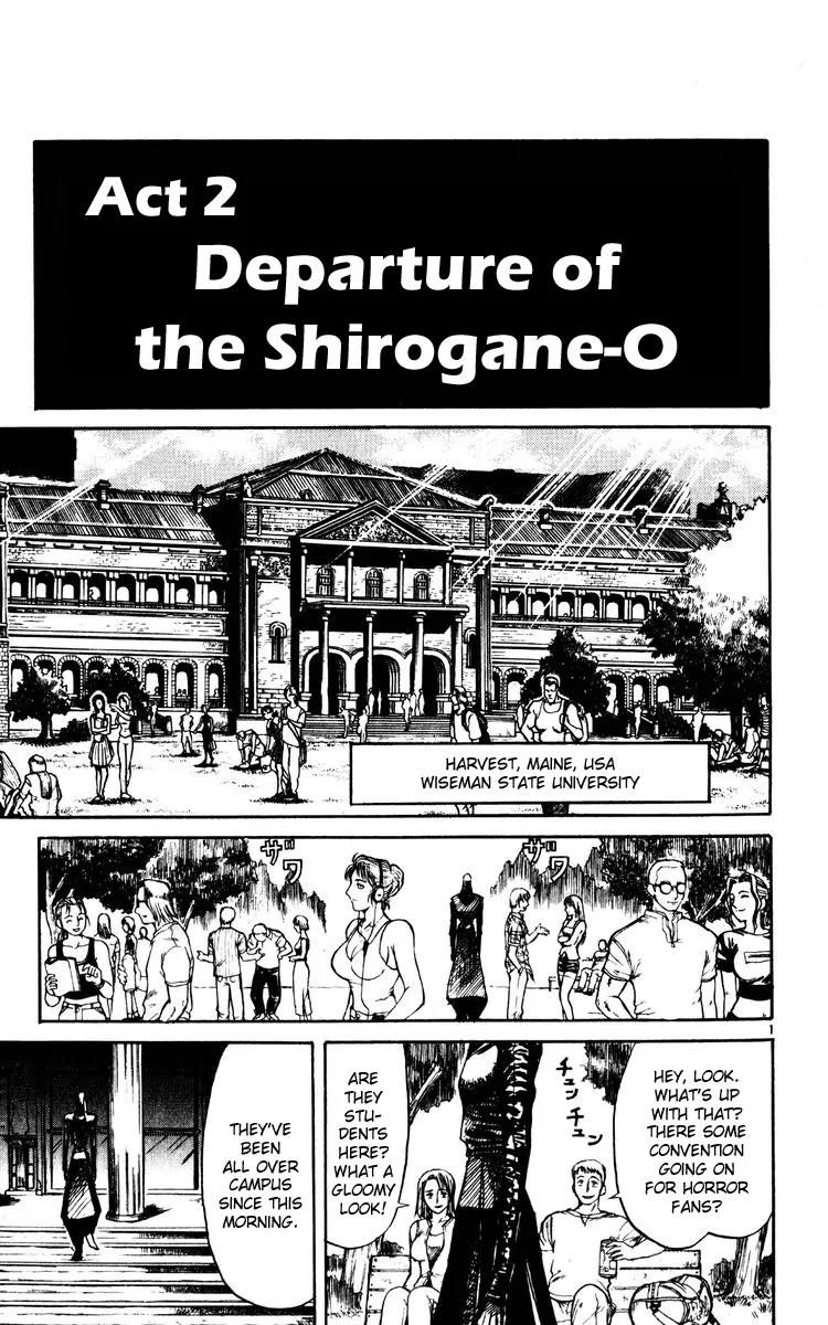 Karakuri Circus Chapter 158 page 2 - Chapter 158: Karakuri - Final Act - Act 2: Departure of the Shirogane-O