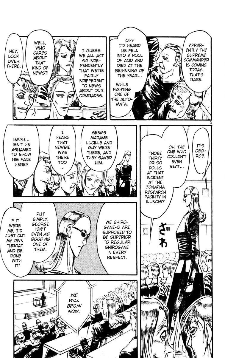 Karakuri Circus Chapter 158 page 4 - Chapter 158: Karakuri - Final Act - Act 2: Departure of the Shirogane-O
