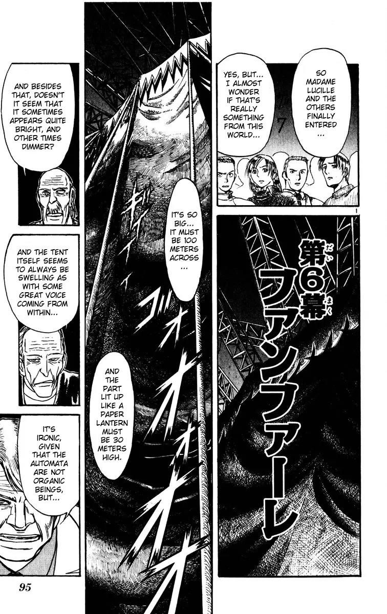 Karakuri Circus Chapter 162 page 1 - Chapter 162: Karakuri - Final Act - Act 6: Fanfare