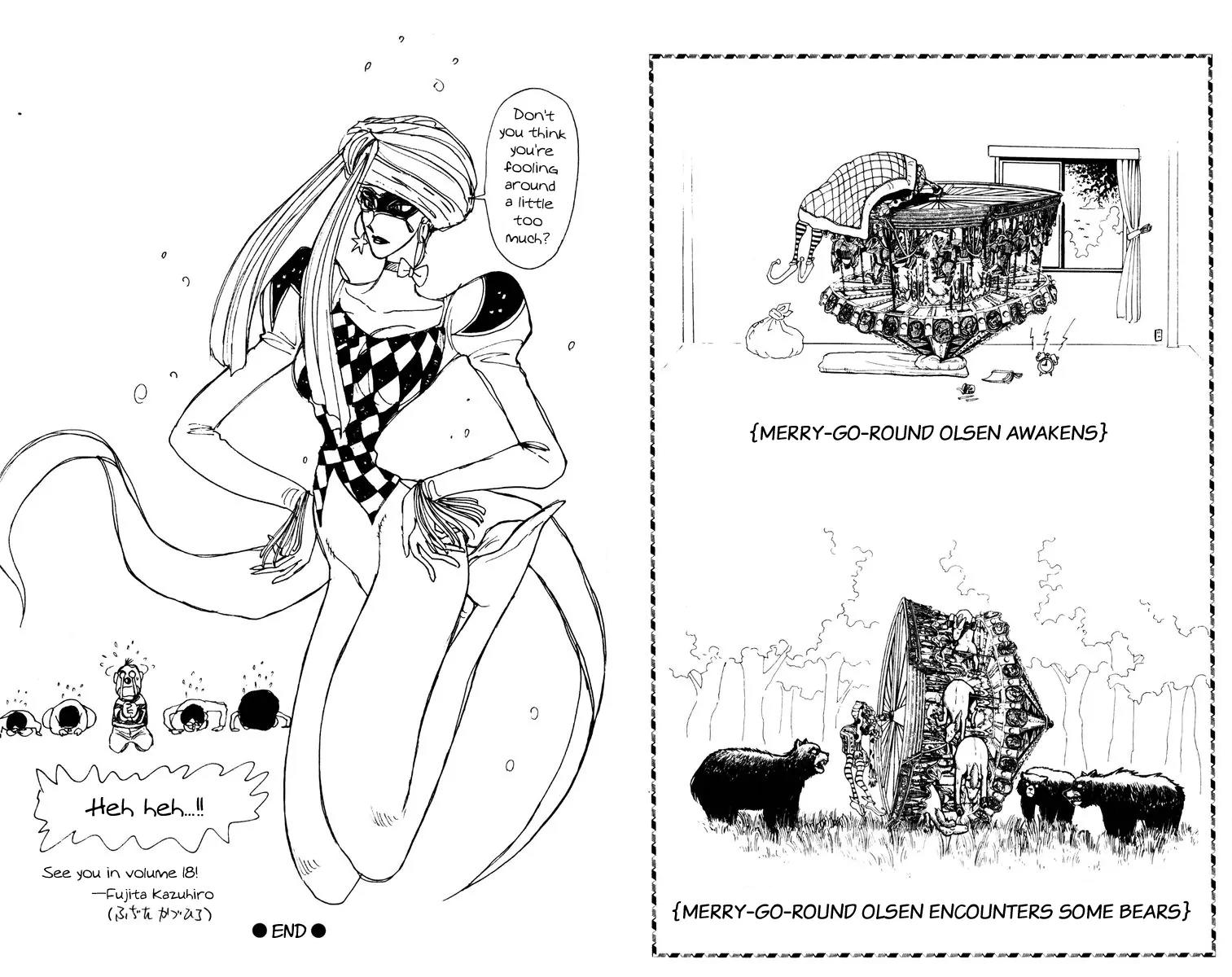 Karakuri Circus Chapter 166 page 20 - Chapter 166: Karakuri - Final Act - Act 10: Merry-Go-Round Olsen Vs. Narumi II