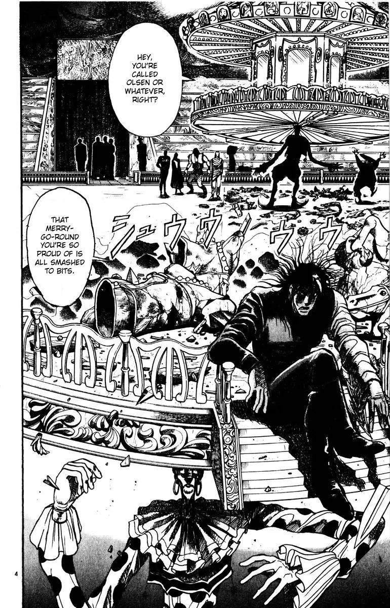 Karakuri Circus Chapter 166 page 4 - Chapter 166: Karakuri - Final Act - Act 10: Merry-Go-Round Olsen Vs. Narumi II