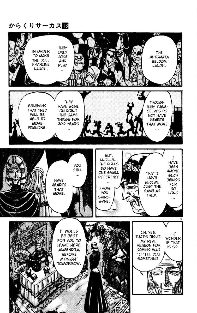 Karakuri Circus Chapter 169 page 9 - Chapter 169: Karakuri - Final Act - Act 13: Substitution