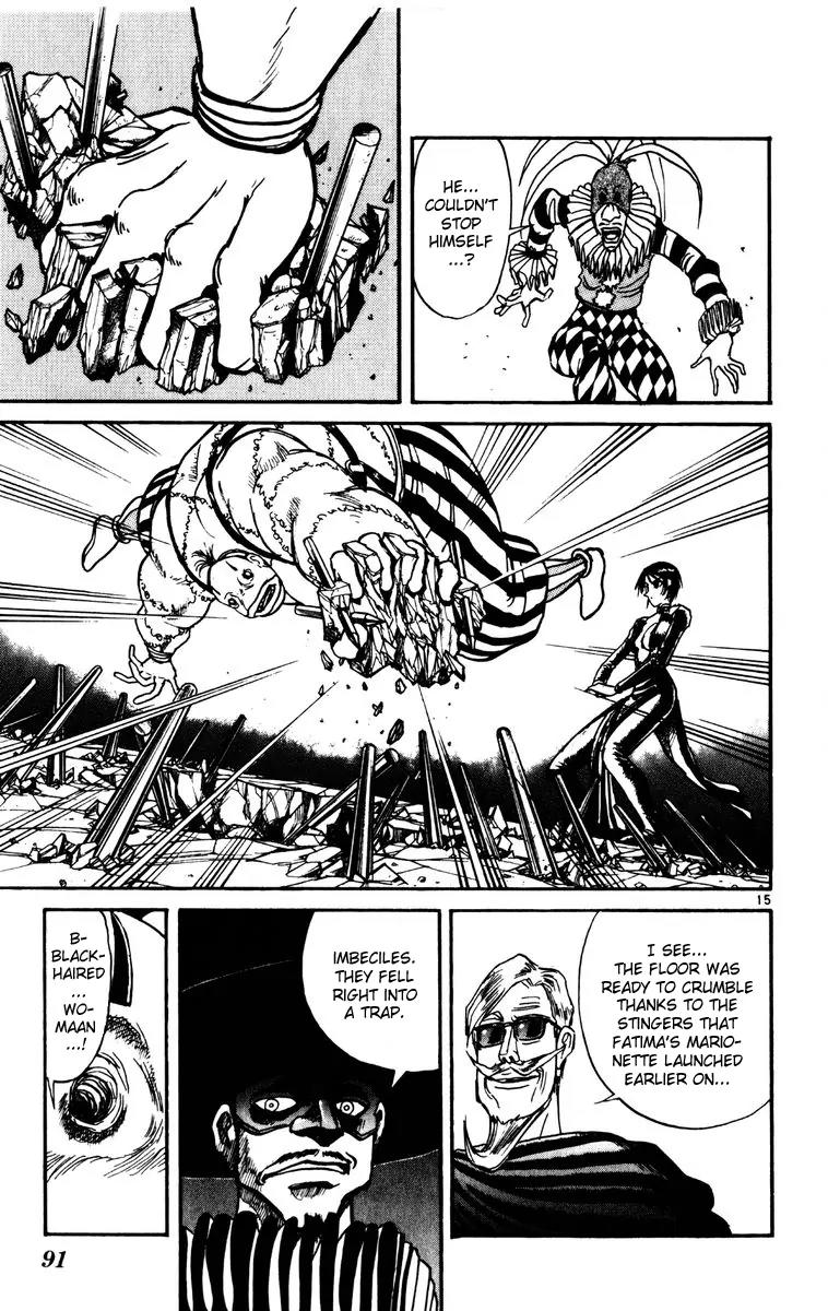 Karakuri Circus Chapter 171 page 15 - Chapter 171: Karakuri - Final Act - Act 15: The Acrobat Brothers vs. Ming-Xia and Fatima I