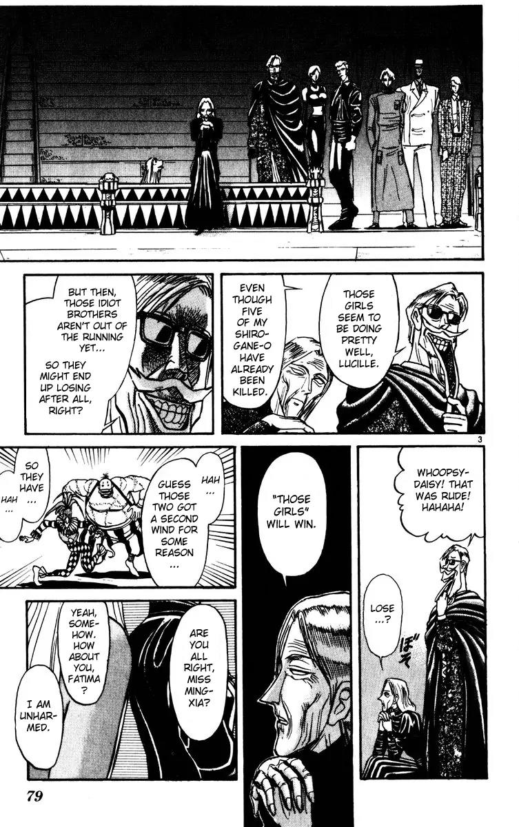 Karakuri Circus Chapter 171 page 3 - Chapter 171: Karakuri - Final Act - Act 15: The Acrobat Brothers vs. Ming-Xia and Fatima I