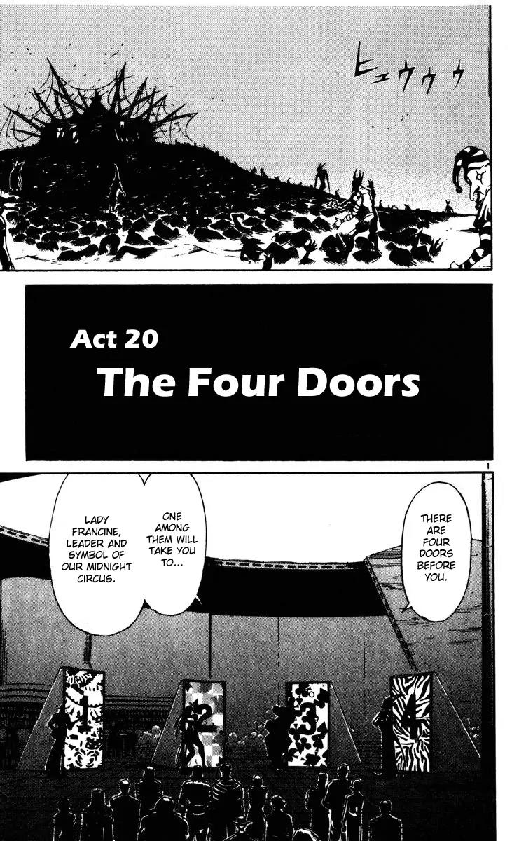 Karakuri Circus Chapter 176 page 1 - Chapter 176: Karakuri - Final Act - Act 20: The Four Doors