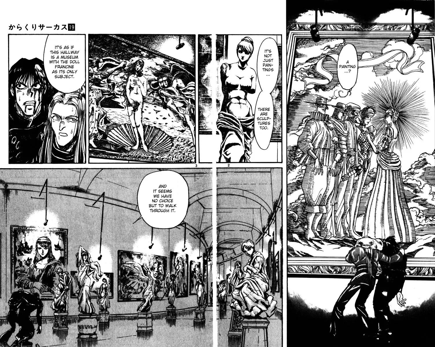 Karakuri Circus Chapter 186 page 2 - Chapter 186: Karakuri - Final Act - Act 30: The Center Room